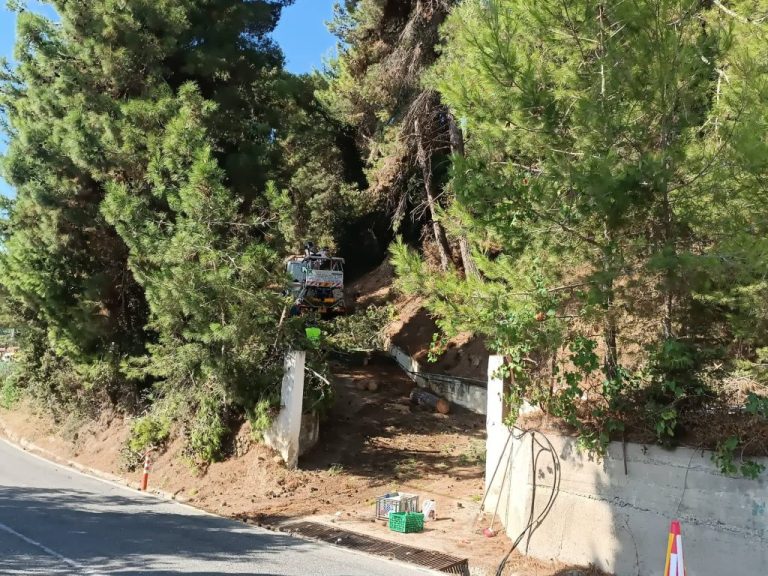 Ξεκίνησε το έργο θωράκισης στο βουνό του Κατακόλου