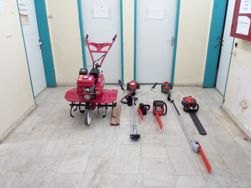 Εξοπλισμός στην Υπηρεσία Πρασίνου