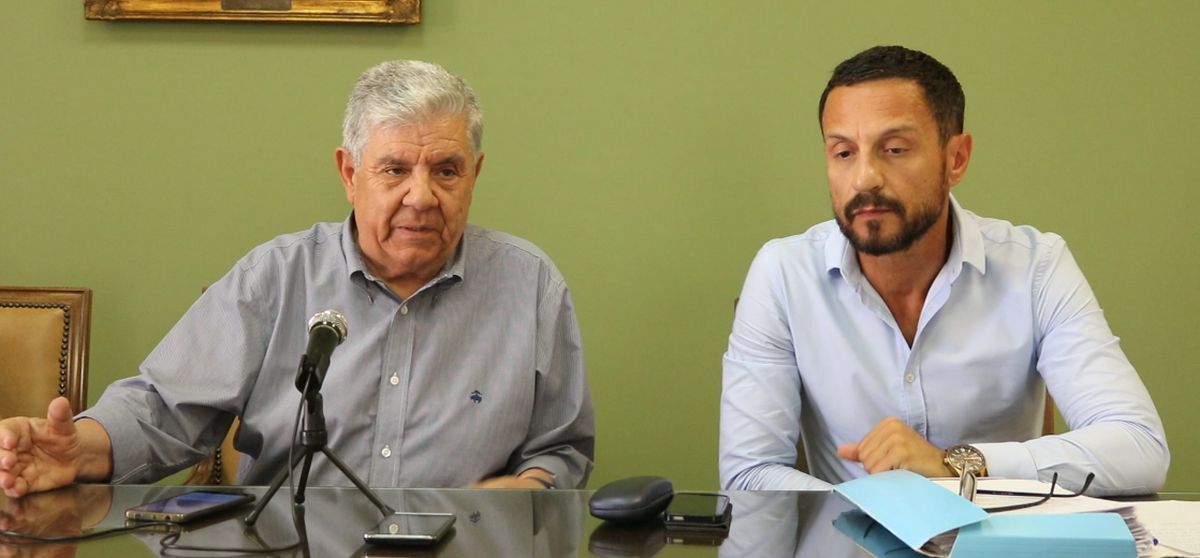 Συνέντευξη τύπου του Δημάρχου Πύργου κ. Γαβριήλ Λιατσή και του Αντιπροέδρου του ΔΟΠΠ κ. Νικολάου Λαϊνόπουλου
