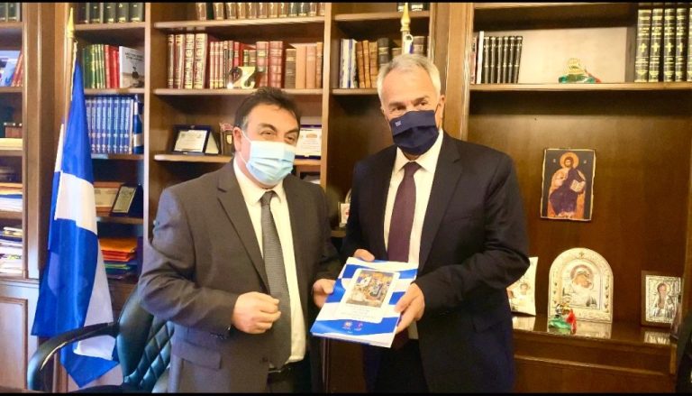 Εορτάστηκε ο Πολιούχος Πύργου Άγιος Χαράλαμπος – Επίσκεψη υπουργού Εσωτερικών Μάκη Βορίδη και συνάντηση με τον δήμαρχο Πύργου Παν. Αντωνακόπουλο